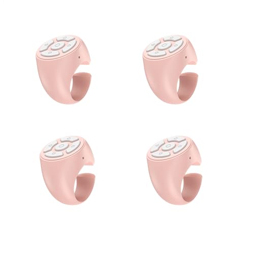 4* Ring Fernbedienung, Scrolling Ring Clicker, Kabelloser Finger Scroller, Fernbedienung Ring Finger Scroller, Wireless Ring Shutter Finger Scroller, Remote Blue-Tooth Scrolling Ring Seitenwender 4* Ring Fernbedienung, Scrolling Ring Clicker, Kabelloser Finger Scroller, Fernbedienung Ring Finger Scroller, Wireless Ring Shutter Finger Scroller, Remote Blue-Tooth Scrolling Ring Seitenwender von Generisch