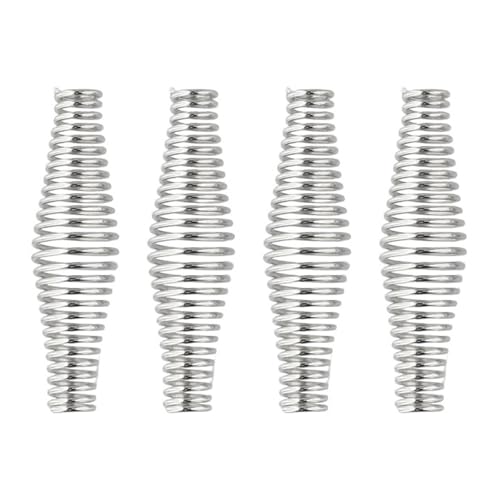4/8 stück Herd Tür Griff Feder Griff Herd Grill Ersatz Feder Holzofen Zubehör Chrom(4pcs) von Generisch