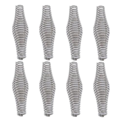 4/8 stück Herd Tür Griff Feder Griff Herd Grill Ersatz Feder Holzofen Zubehör Chrom(8pcs) von Generisch