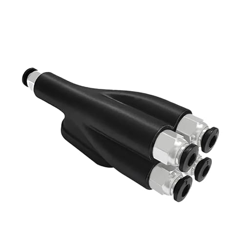 4-in-1 PTFE-Adaptermaterial Rohrerweiterungsport AMS Connect 4 Fütterungsmodule 3D-Druckerteil Kompatibel mit X1 X1C P1S P1P 4-in-1 PTFE-Adaptermaterial Rohrerweiterungsport AMS Connect 4 Fütterungsmodule 3D-Druckerteil Kompatibel mit X1 X1C P1S P1P von Generisch