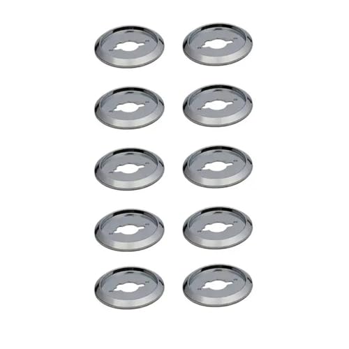 4-teiliger Knopfsockel, Ersatz-Grill-Bedienknopfsockel, einfach zu installierender galvanisierter Knopf, Gasherdschalter(10pcs) von Generisch