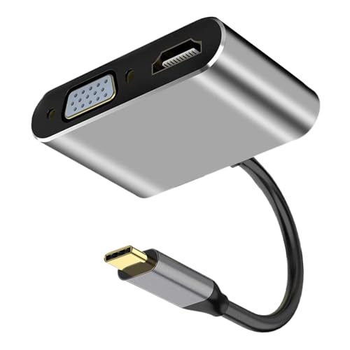 4K HD VGA Ladeanschluss USB 3.0 | Stecker auf Buchse Multi-Display Video Konverter Monitore Anschluss | HDTV Port Hub tragbar für Game Entertainment von Generisch