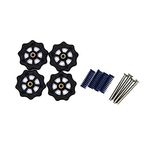 4x Heizbett Spannfeder mit M4 Senkkopfschraube und Rad CR-10, Ender 3 3D-Drucker von Generisch