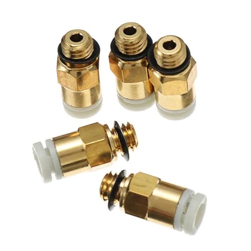 5 stücke 3D Drucker M6 Gewinde Düse Messing Pneumatische Stecker 4 * 2mm Rohr Schnell Joint Kompatibel Mit CR-10 CR-10S Ender-3 Remote Extruder Teile 5 stücke 3D Drucker M6 Gewinde Düse Messing Pneumatische Stecker 4 * 2mm Rohr Schnell Joint Kompatibel Mit CR-10 CR-10S Ender-3 Remote Extruder Teile von Generisch
