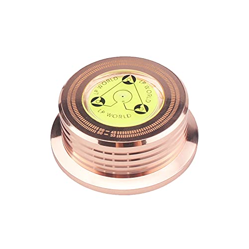 50 Hz Aluminium-Legierung, LP-Disc-Stabilisator, tragbarer Metall-Vinyl-Plattenspieler, Gewichtsklemme, Plattenspieler-Zubehör von Generisch