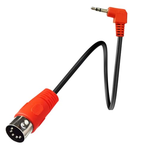 50 cm/150 cm langes 3,5 mm 1/8 Zoll Stecker auf 5-poligen DIN-Stecker, 90 Grad abgewinkelt, für Tastaturen, Schlagzeug-Soundgeräte 50 cm/150 cm langes 3,5 mm 1/8 Zoll Stecker auf 5-poligen DIN-Stecker, 90 Grad abgewinkelt, für Tastaturen, Schlagzeug-Soundgeräte von Generisch