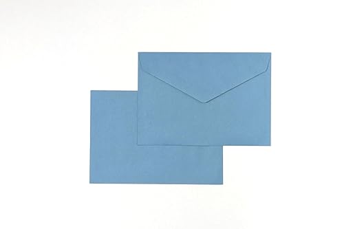 500x Briefumschlag Blau DIN C6 Recycling Fensterlos von Generisch