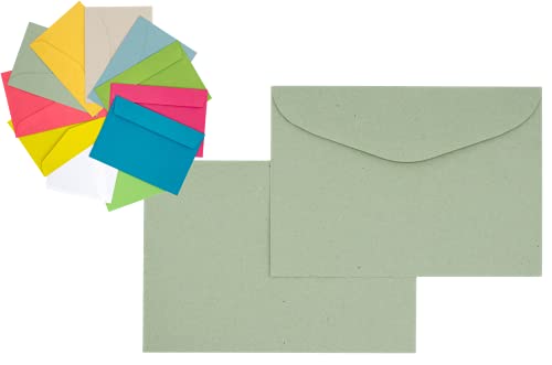 500x Briefumschlag Mint-Grün DIN C6 Recycling Fensterlos von Generisch