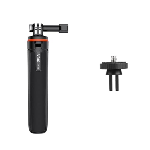 51 cm Stativ-Verlängerungsstange für DJI Pocket 3, Action-Kamera, erweiterter Selfie-Stick-Ständer, 6,35 mm Gewindeadapter, Handstange (51 cm Verlängerungsstativ + 1/4-Zoll-Schraubenadapter) von Generisch