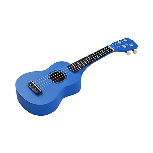 53,3 cm farbige akustische Sopran-Ukulele-Ukulele, Ukulelen-Set, Lindenholz mit Tragetasche, Ukulelengurt, Saiten, Plektren, Stimmgerät von Generisch