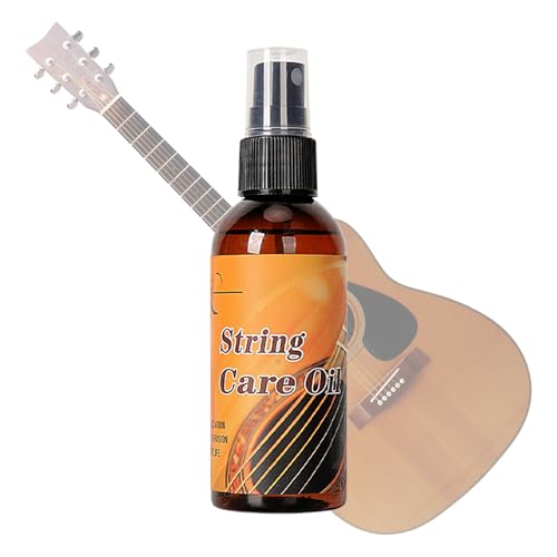 80 ml Griffbrettöl Conditioner - Zitronenduftpolitur, Deep Cleaning Gitarre Shine | Halshydratationserum, Feuchtigkeitsreparaturmisch, Wiederbeleben Sie die Fäden Ihrer Gitarre mit unserem Zitronenöl. von Generisch