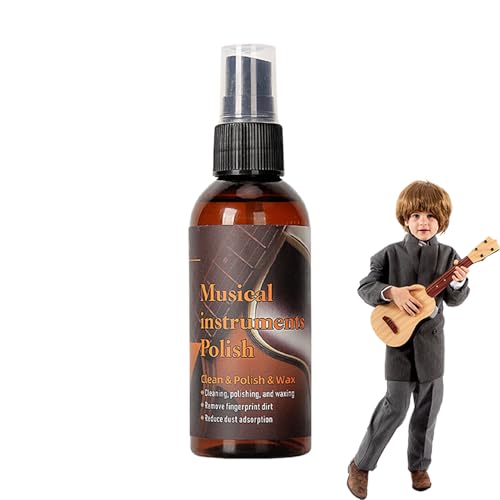 80 ml Griffbrettöl Conditioner - Zitronenduftpolitur, Deep Cleaning Gitarre Shine | Halshydratationserum, Feuchtigkeitsreparaturmisch, Wiederbeleben Sie die Fäden Ihrer Gitarre mit unserem Zitronenöl. von Generisch