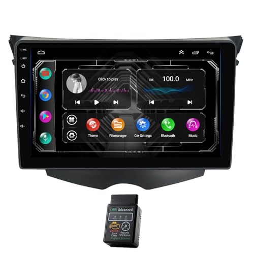 9" Android 13 Android Auto Für Hyundai Veloster FS 2011-2017 Autoradio USB Bluetooth 8 Core Autoradio DAB+Radio CarPlay Navi GPS HD Touchscreen Autoradio Bluetooth WiFi,FM (8GB RAM+128GB ROM) von Generisch