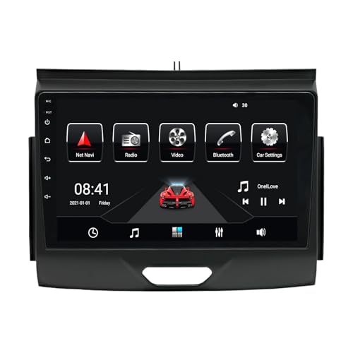 9" Android 13 Car Radio Für Ford Ranger 2015-2020 Autoradio USB Bluetooth 8 Core Autoradio DAB+Radio CarPlay Android Auto Navi Bluetooth DAB+Radio WiFi FM Radio (8GB RAM+128GB ROM) von Generisch