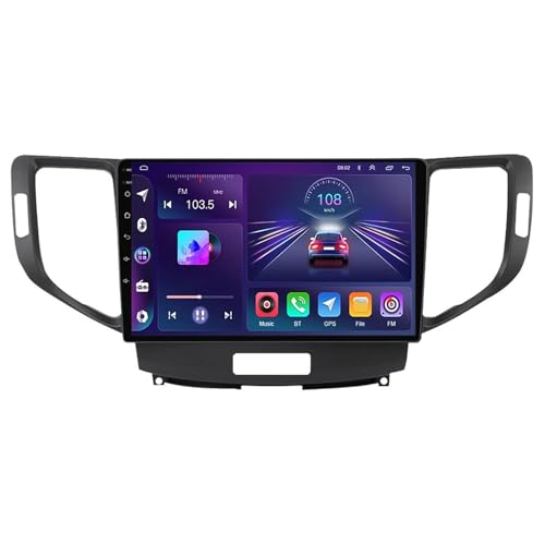 9 Zoll Android 12 HD Touchscreen Autoradio für Honda Accord 8 2008–2012 mit CarPlay Android Auto Unterstützung DSP FM AM DVR Mirror Link BT 5.0 HiFi RDS DAB GPS Navi Backup Kamera Lenkradsteuerung (M 9 Zoll Android 12 HD Touchscreen Autoradio für Honda Accord 8 2008–2012 mit CarPlay Android Auto Unterstützung DSP FM AM DVR Mirror Link BT 5.0 HiFi RDS DAB GPS Navi Backup Kamera Lenkradsteuerung (M von Generisch