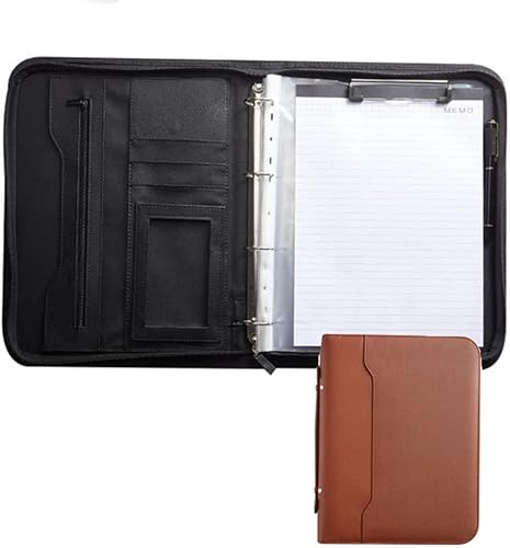 A4-Klemmbrett-Padfolio mit Reißverschluss, Notizblock, Präsentationsmappe und Ringbuchtaschen – ideal für Karten, Pässe und Tickets. A4-Klemmbrett-Padfolio mit Reißverschluss, Notizblock, Präsentationsmappe und Ringbuchtaschen – ideal für Karten, Pässe und Tickets. von Generisch