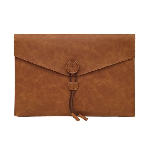 A4-Leder-Umschlag, Aktenordner, Business-Aktentasche, A4-Papier, große Kapazität, Dokumententasche, Bürotasche, Crazy Horse, Rindsleder A4-Leder-Umschlag, Aktenordner, Business-Aktentasche, A4-Papier, große Kapazität, Dokumententasche, Bürotasche, Crazy Horse, Rindsleder von Generisch