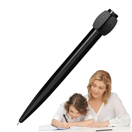 ABCD Rotary Answer Black Pen, kreativer neutraler Stift für glattes Schreiben, Antwortauswahl-Stifttest-Tools. Wählen Sie Fragen mit einem rotierenden Stift für Menschen mit Schwierigkeiten bei von Generisch