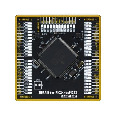 ADD-ON BOARD, DSPIC33 MICROCONTROLLER, Embedded Daughter Boards & Module (MIKROE-4659) 1 Stück von Generisch