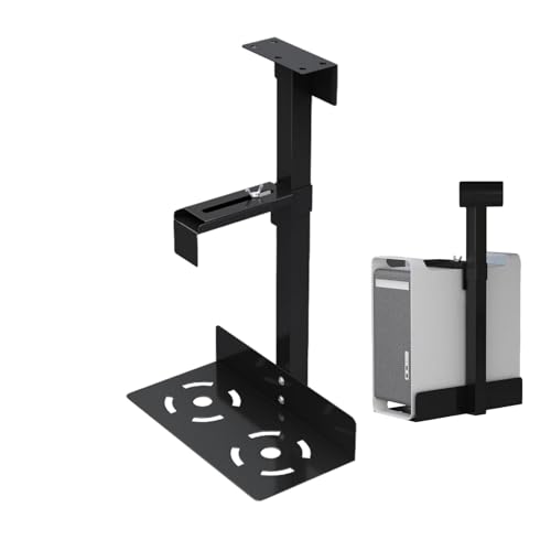 Adjustable Under Desk Pc Mount, CPU Desktop Computer Holder, Heavy Duty Wall-Mountable Pc Under Desks Mounts, Flexible Height and Width, Space-Saving Stand for Office Adjustable Under Desk Pc Mount, CPU Desktop Computer Holder, Heavy Duty Wall-Mountable Pc Under Desks Mounts, Flexible Height and Width, Space-Saving Stand for Office von Generisch