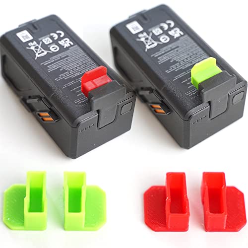 Akku Schutzkappen für DJI Avata FPV Drohne, Battery Dustproof, Schutzabdeckung, Füllstandsindikator (Avata (1)) von Generisch