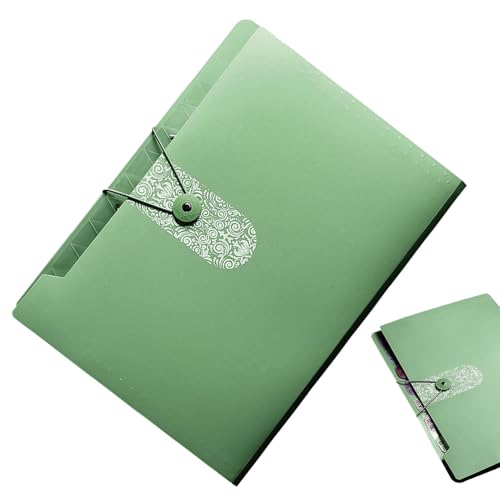 -Aktenordner, wasserdichte Ordner für Dokumente, A4, Briefgröße, Dokumentenpapier, Rechnungen, Quittungen, Organizer, Aktenhalter mit 12 Taschen für Arbeit, Schule von Generisch