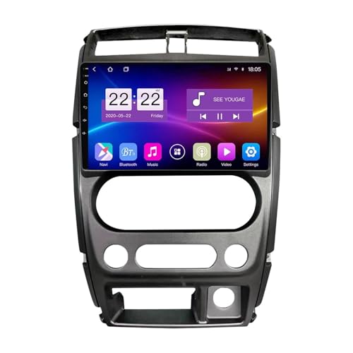 Android 12 9 Zoll Touchscreen Autoradio für Suzuki Jimny 2007–2012 mit kabellosem CarPlay Android Auto Unterstützung DAB DSP BT 5.0 RDS HiFi GPS Navigation FM AM Backup Kamera SWC (4Core + 2G + 32G + Android 12 9 Zoll Touchscreen Autoradio für Suzuki Jimny 2007–2012 mit kabellosem CarPlay Android Auto Unterstützung DAB DSP BT 5.0 RDS HiFi GPS Navigation FM AM Backup Kamera SWC (4Core + 2G + 32G + von Generisch