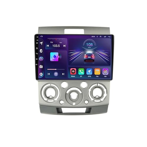 Android 12 Autoradio für Ranger 2006–2011/Mazda BT-50/Focus 9 Zoll IPS Touchscreen mit CarPlay Android Auto Unterstützung DSP FM AM DVR Mirror Link RDS DAB GPS Navi Backup Kamera Lenkradsteuerung (A, Android 12 Autoradio für Ranger 2006–2011/Mazda BT-50/Focus 9 Zoll IPS Touchscreen mit CarPlay Android Auto Unterstützung DSP FM AM DVR Mirror Link RDS DAB GPS Navi Backup Kamera Lenkradsteuerung (A, von Generisch
