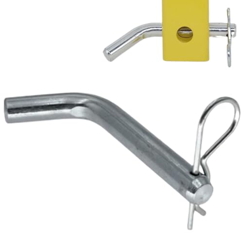 Anhängerkupplung Pin, Hitch Pin,5/8-Zoll-Durchmesser-Anhängerstifte | R Riegelschloss, Hochfestigkeits -Schleppkupplungsklammern, wiederverwendbarer Hakenhaken für alle Arten von Fahrzeugen von Generisch