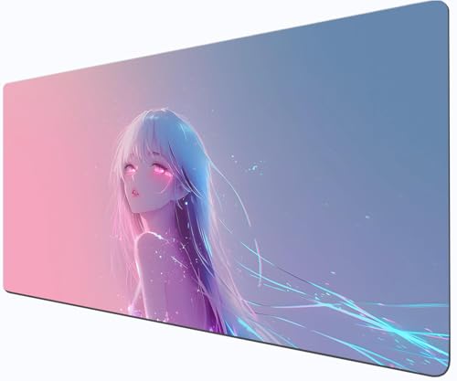 Anime Mouse Pad, XXL Gaming Mouse Pad (90 x 40 x 3 cm/35,4 x 15,7 x 1,16 Zoll) Große Größe - Ultra-glatte Mausoberfläche - Rutschfeste Basis - Geeignet für Büro und Gaming-Geschenke (C) von Generisch