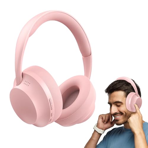Arbeits-Headset, kabellos, Over-Ear-Kopfhörer, hohe Ausdauer, Studio-Musik-Kopfbedeckung für Jugendliche, Teenager, Erwachsene, Damen, Herren von Generisch