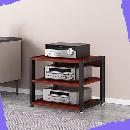 Audio-Komponenten-Rack, robuster AV-Media-Ständer für Verstärker und Stereo-Receiver, idealer Präsentationsständer für Plattenspieler und Mediengeräte Audio-Komponenten-Rack, robuster AV-Media-Ständer für Verstärker und Stereo-Receiver, idealer Präsentationsständer für Plattenspieler und Mediengeräte von Generisch