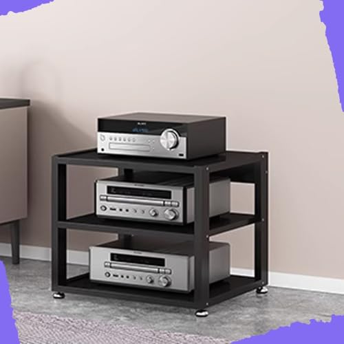 Audio-Komponenten-Rack, robuster AV-Media-Ständer für Verstärker und Stereo-Receiver, idealer Präsentationsständer für Plattenspieler und Mediengeräte Audio-Komponenten-Rack, robuster AV-Media-Ständer für Verstärker und Stereo-Receiver, idealer Präsentationsständer für Plattenspieler und Mediengeräte von Generisch