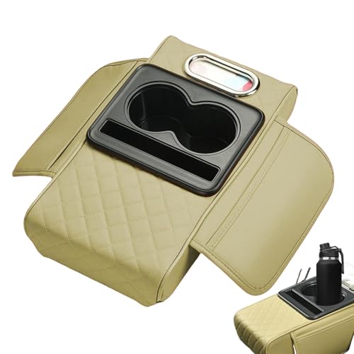 Auto Armlehne Pad, Auto Armlehne Kissen, Leder Auto Armlehne Kissen, Auto Mittelkonsole Armlehne, Auto Armlehne Cup und Telefonhalter, Multifunktionale Schutzhülle Kissen, Auto Innenzubehör Auto Armlehne Pad, Auto Armlehne Kissen, Leder Auto Armlehne Kissen, Auto Mittelkonsole Armlehne, Auto Armlehne Cup und Telefonhalter, Multifunktionale Schutzhülle Kissen, Auto Innenzubehör von Generisch