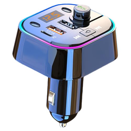 Auto FM -Sender, drahtloser Auto -Radio -Musikadapter | Radio Sender MP3 Player Audioempfänger für Fahrzeuge,Multifunktionale stabile Lautsprecher Laden Anschlüsse für Smartphones auf Auto FM -Sender, drahtloser Auto -Radio -Musikadapter | Radio Sender MP3 Player Audioempfänger für Fahrzeuge,Multifunktionale stabile Lautsprecher Laden Anschlüsse für Smartphones auf von Generisch