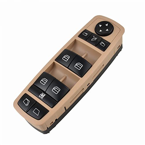 Autofenster-Steuertaste Für Benz GL R Klasse ML350 W251 X164 GL450 R350 Nr. A251 830 05 90 2518300590 Autofensterschalter Fensterheberschalter(Gelb) von Generisch