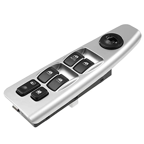 Autofensterschalter Für Kia Für Spectra Für Cerato 2004-2009 935702F200 93570-2F200 Auto Vorne Links Tür Fenster Glas Heber Wichtigsten Control Schalter(Silber) von Generisch