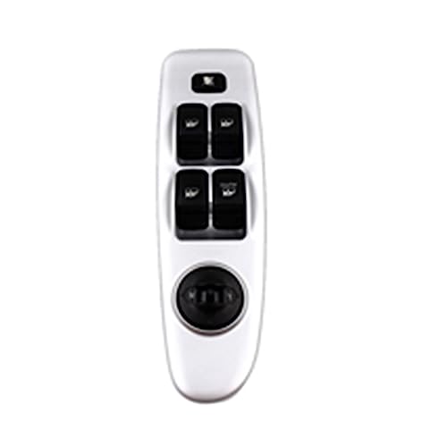 Autofensterschalter Vorne links elektrisch für Hauptfensterheberschalter Auto OEM 93570-2D100 935702D100 für Hyundai für Elantra 2001 2002 2003 2004 2005 2006(Silber) von Generisch