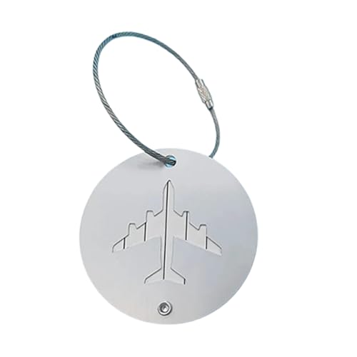 Bag -Tags - Gepäck -Tags | Runde Doppelseitige Reise -Tag, Security Tag Metal Doppelseitige Tags, Gepäckschildfirmen Reise -Tagg, Flugzeugdesign Name Kartengepäck -Tags Für Reisekoffer Bag -Tags - Gepäck -Tags | Runde Doppelseitige Reise -Tag, Security Tag Metal Doppelseitige Tags, Gepäckschildfirmen Reise -Tagg, Flugzeugdesign Name Kartengepäck -Tags Für Reisekoffer von Generisch