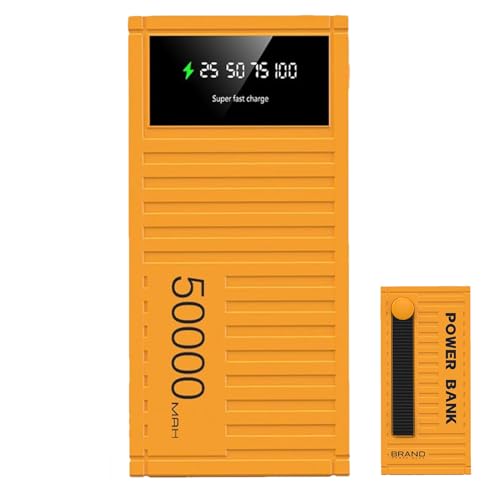 Bank Tragbares Ladegerät - Bank Schnellladung | Mini Tragbares Ladegerät | Schnellladung - 66W mit 50000mAh Kapazität - Energie Multifunktionaler Telefonakku Bank Tragbares Ladegerät - Bank Schnellladung | Mini Tragbares Ladegerät | Schnellladung - 66W mit 50000mAh Kapazität - Energie Multifunktionaler Telefonakku von Generisch