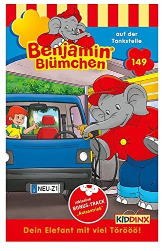Benjamin Blümchen Hörspiel MC 149 auf der Tankstelle Kiddinx [Musikkassette] von Generisch