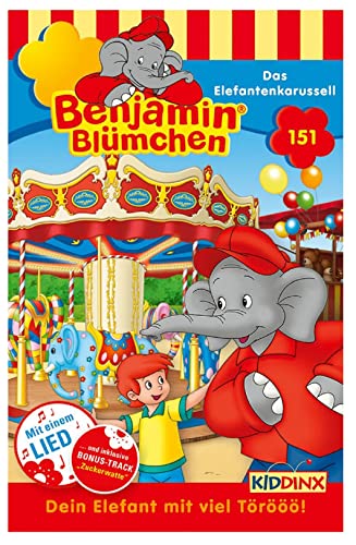 Benjamin Blümchen Hörspiel MC 151 Das Elefantenkarussell Kiddinx [Musikkassette] von Generisch