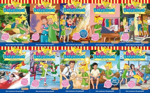 Bibi Blocksberg Hörspiel MC 130 - 139 10 x MCs 130er 130 131 132 133 134 135 136 137 138 139 [Musikkassette] Kiddinx von Generisch