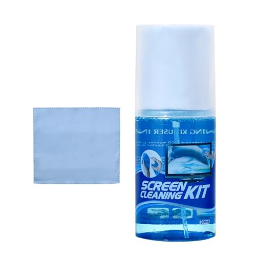 Bildschirmreinigungsspray, 200ml Mit Mikrofasertuch - Perfekt Zum Reinigen Von Bildschirmen - Streifenfrei, Schmierfrei, Für Fernseher, Smartphones, Laptops, Touchscreens, Computermonitore Bildschirmreinigungsspray, 200ml Mit Mikrofasertuch - Perfekt Zum Reinigen Von Bildschirmen - Streifenfrei, Schmierfrei, Für Fernseher, Smartphones, Laptops, Touchscreens, Computermonitore von Generisch