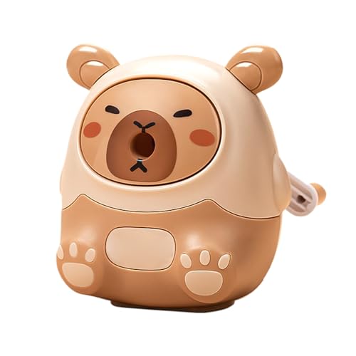 Bleistiftspitzer für Kinder, Bleistiftschärfer Handheld,Handbuch Bleistiftspitzer für die Heimschule | Capybara-förmiger manueller Spinner für Buntstifte und Kunstbedarf Bleistiftspitzer für Kinder, Bleistiftschärfer Handheld,Handbuch Bleistiftspitzer für die Heimschule | Capybara-förmiger manueller Spinner für Buntstifte und Kunstbedarf von Generisch