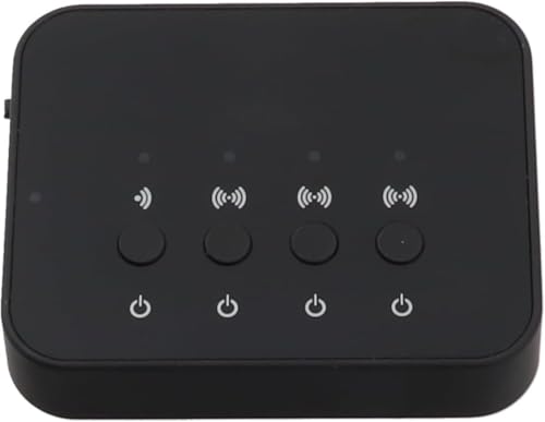 Bluetooth Audio Sender Empfänger, kabelloser Audio-Sharer, dreifache Verbindung, Adapter,Bluetooth 5.3 Transmitter Sender für TV mit Optischem oder AUX-Audioausgang Bluetooth Audio Sender Empfänger, kabelloser Audio-Sharer, dreifache Verbindung, Adapter,Bluetooth 5.3 Transmitter Sender für TV mit Optischem oder AUX-Audioausgang von Generisch