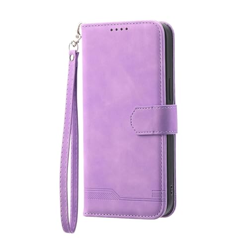 Brieftaschenetui Für Samsung Galaxy S25/S25 Plus/S25 Ultra, Flip-Lederhülle Mit Retro-Business-Prägung Und Kartenhalter, Ständer,S25,Purple Brieftaschenetui Für Samsung Galaxy S25/S25 Plus/S25 Ultra, Flip-Lederhülle Mit Retro-Business-Prägung Und Kartenhalter, Ständer,S25,Purple von Generisch
