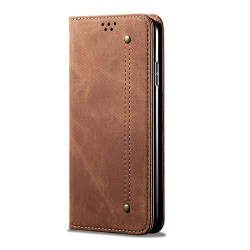 Brieftaschenetui Für Samsung Galaxy S25/S25 Plus/S25 Ultra, Stoff-Patchwork-Leder, Magnetverschluss, Überschlagklappe, Holster Für Männer Und Frauen,S25,Brown Brieftaschenetui Für Samsung Galaxy S25/S25 Plus/S25 Ultra, Stoff-Patchwork-Leder, Magnetverschluss, Überschlagklappe, Holster Für Männer Und Frauen,S25,Brown von Generisch