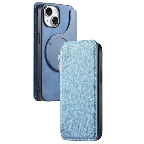 Brieftaschenetui für iPhone 16/16 plus/16 pro/16 pro max, Kartenfach, Separates Etui, magnetisches Business-Leder, Ständer, Folio-Cover von Generisch