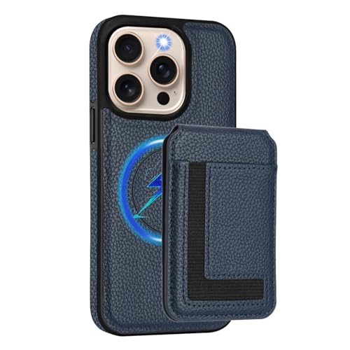 Brieftaschenetui für iPhone 16/16 plus/16 pro/16 pro max, magnetische abnehmbare Kartentasche Lederhülle Standfunktion Kabellose Ladehülle Brieftaschenetui für iPhone 16/16 plus/16 pro/16 pro max, magnetische abnehmbare Kartentasche Lederhülle Standfunktion Kabellose Ladehülle von Generisch
